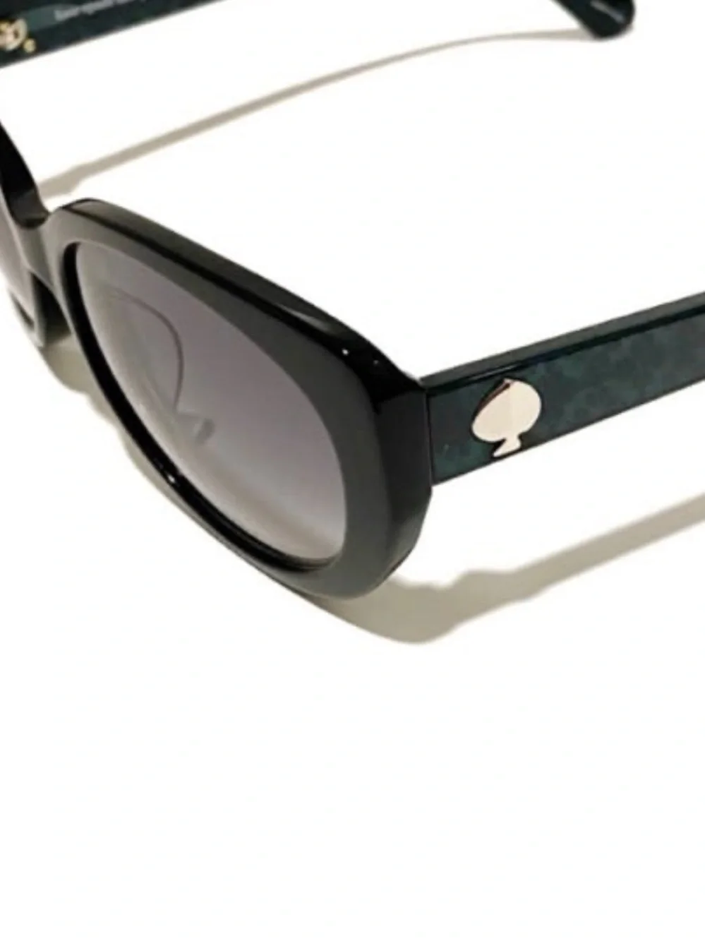 KATE SPADE NEW YORK Black Everett Cat Eye Sunglasses NWT